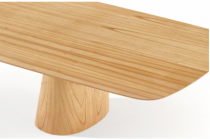 Mesa de Jantar Palladium- 2,20x1,10- Retangular  Laminada em Madeira Maciça - Madeira Decor