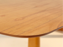 Mesa de Jantar Bossa - 2,20x1,10 - Laminada em Madeira Maciça Tauari - Madeira Decor