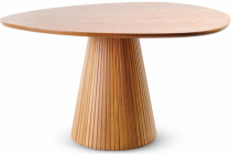 Mesa de Jantar Zanzibar 100 Redonda - 150cm diâmetro - Em Madeira Maciça Tauari . - Madeira Decor